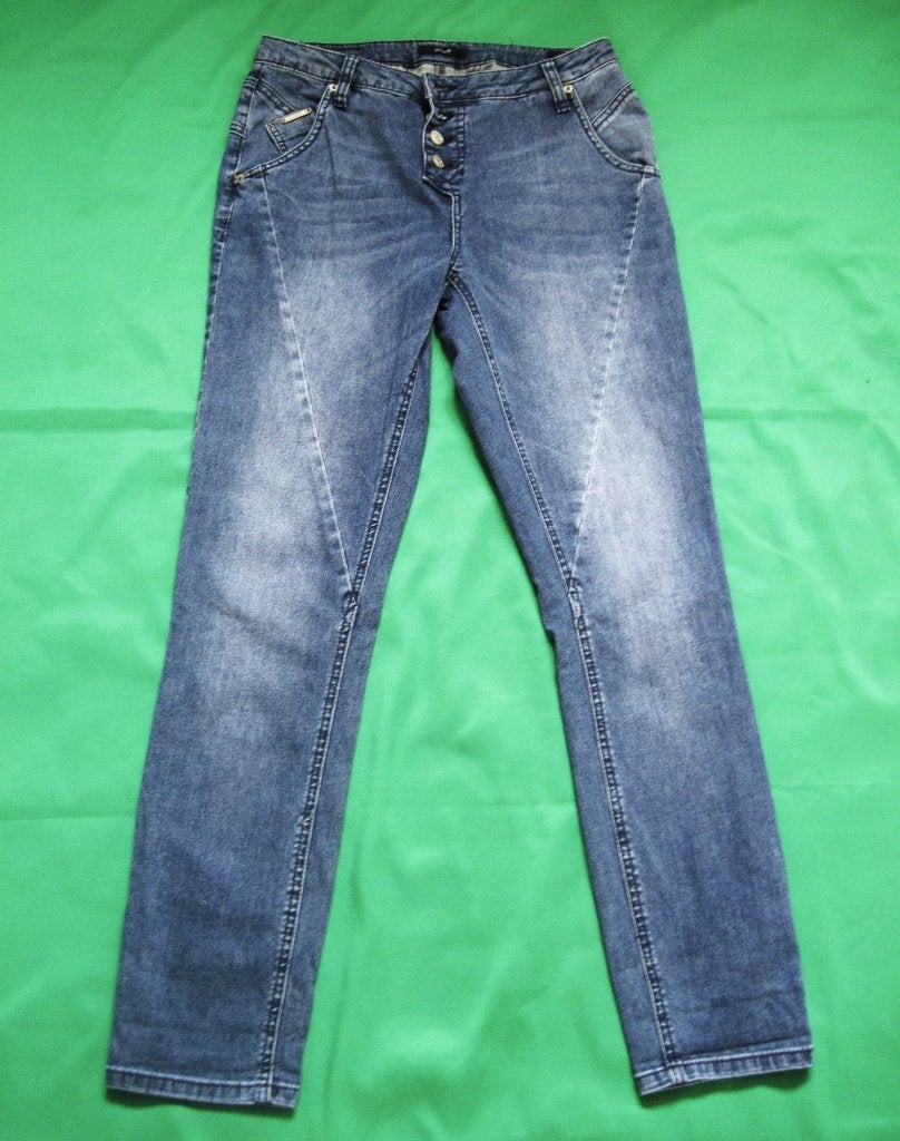 qsj  LEUKE DAMES JEANS van OPUS (Levy) Maat:36/32, Ophalen of Verzenden, Zo goed als nieuw, Blauw, W28 - W29 (confectie 36)