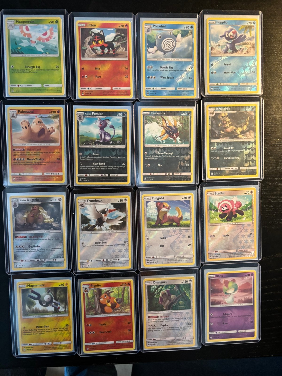 Pokémon Kaarten Reverse Holo, Ophalen of Verzenden, Zo goed als nieuw, Meerdere kaarten