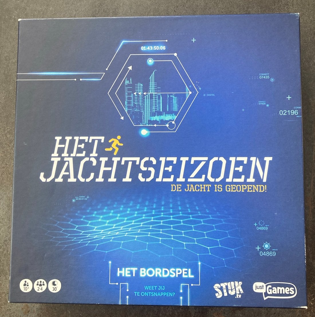 Het Jachtseizoen Bordspel - Compleet, doos licht beschadigd, Een of twee spelers, Ophalen of Verzenden, Gebruikt