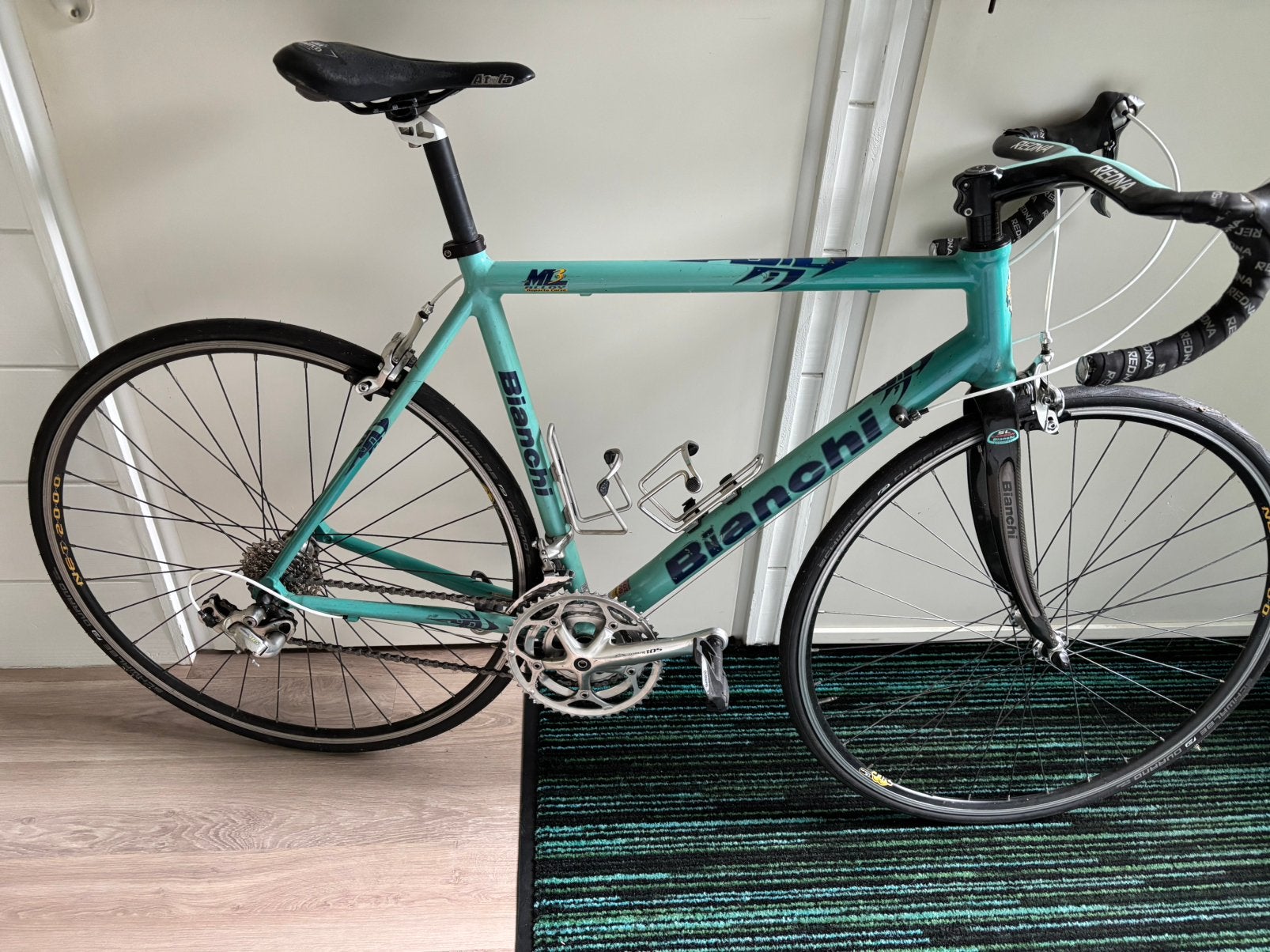 Bianchi Alloy 7000 racefiets, Gebruikt, Aluminium, Meer dan 20 versnellingen, 53 tot 57 cm