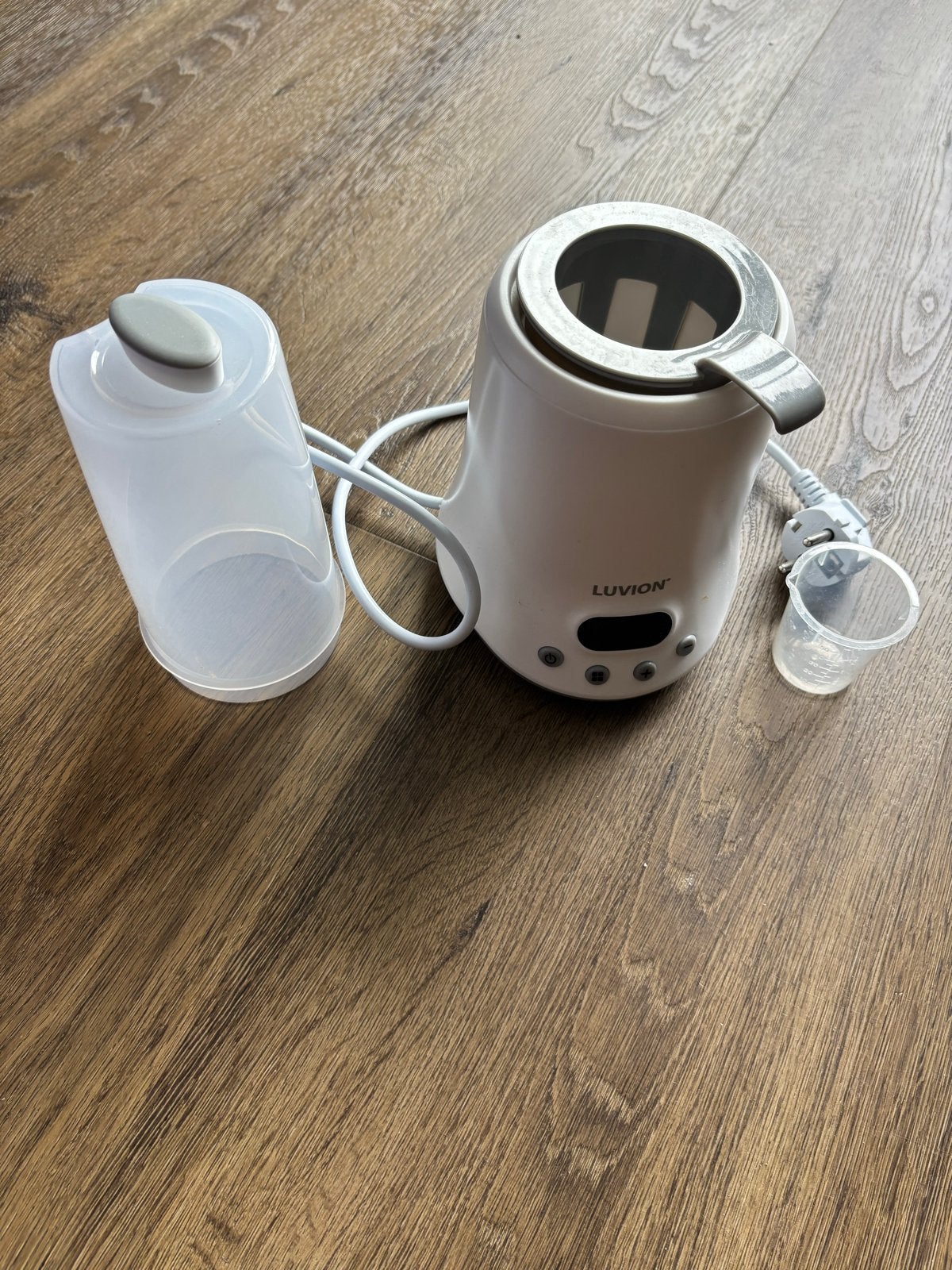 Luvion flessenwarmer en sterilisator (amper gebruikt), Ophalen of Verzenden, Gebruikt, Flessen- of potjesverwarmer, Luvion
