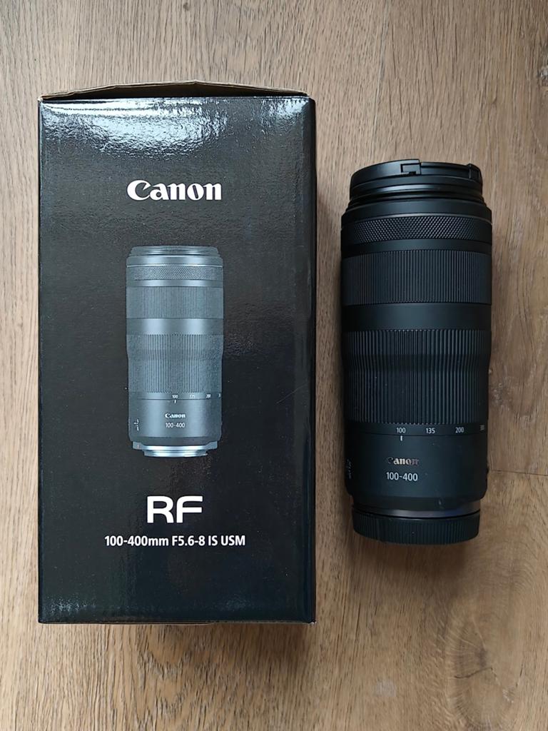 Canon RF100-400mm F5.6-8 IS USM, Audio, Tv en Foto, Fotografie | Lenzen en Objectieven, Ophalen of Verzenden, Zo goed als nieuw