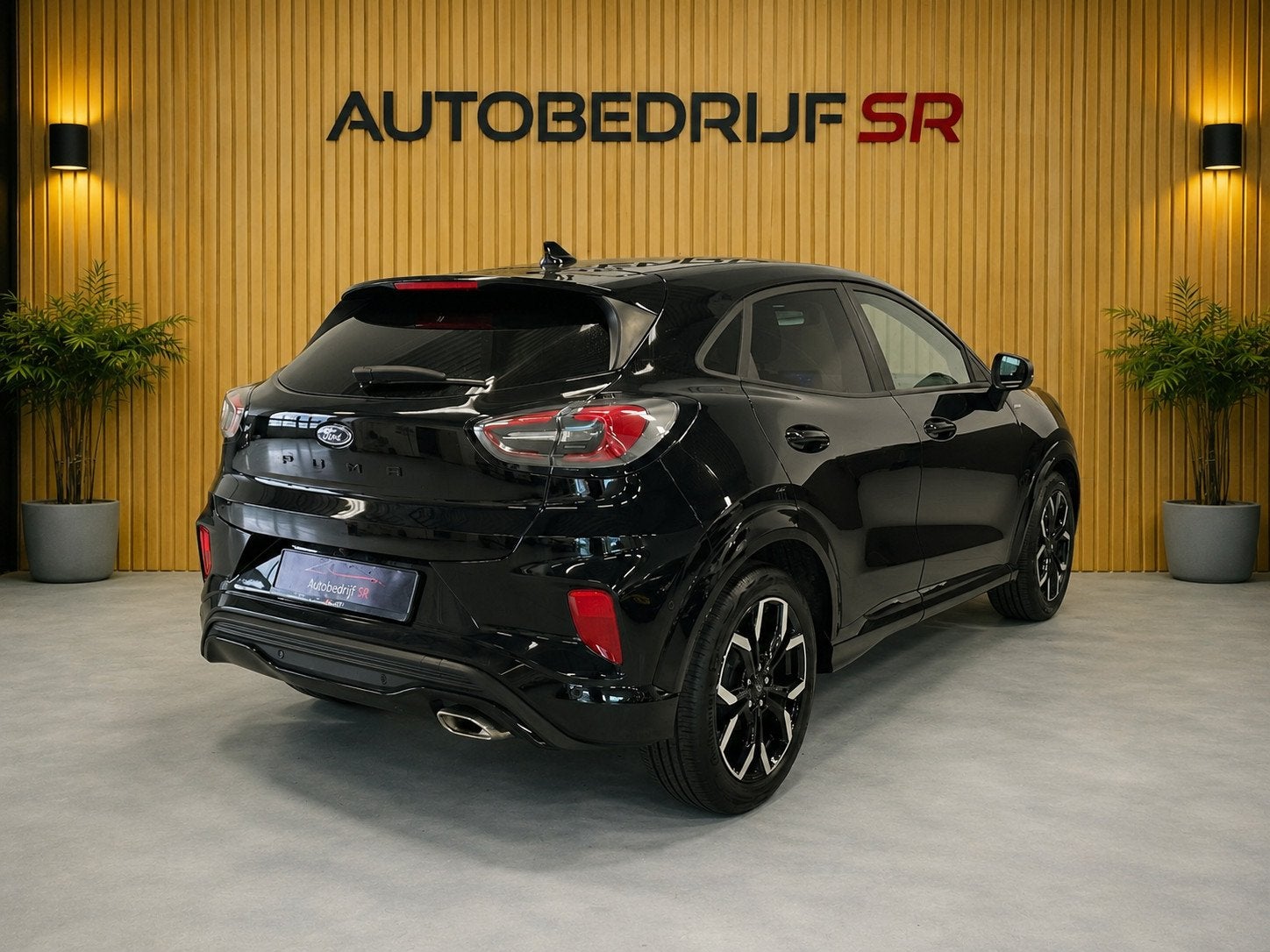 Ford Puma 1.0 EcoBoost Hybrid ST-Line X 155PK! Acc! Camera!, Puma, Leder en Stof, Zwart, Bedrijf