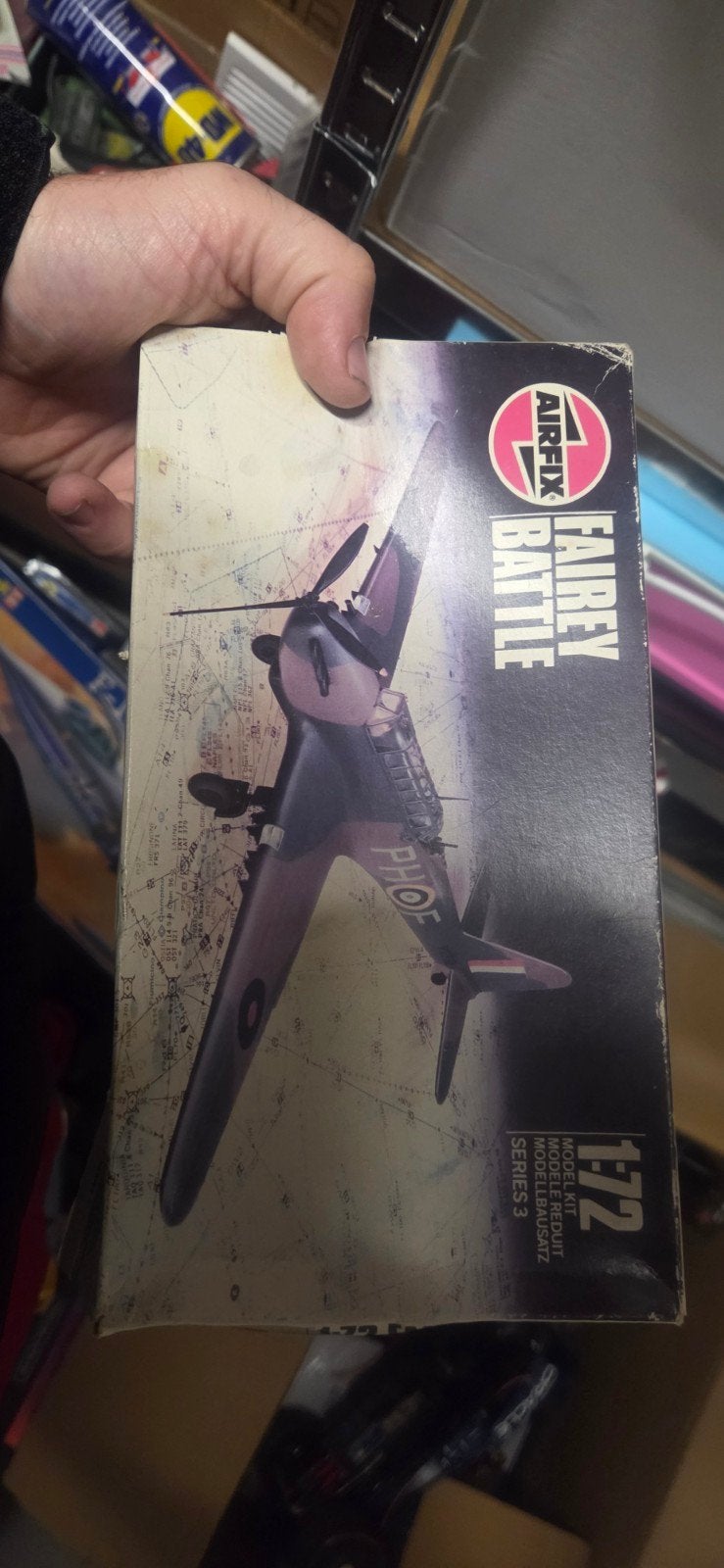 Airfix Fairey Battle Modelbouwkit 1:72, Overige merken, 1:72 tot 1:144, Gebruikt, Ophalen of Verzenden