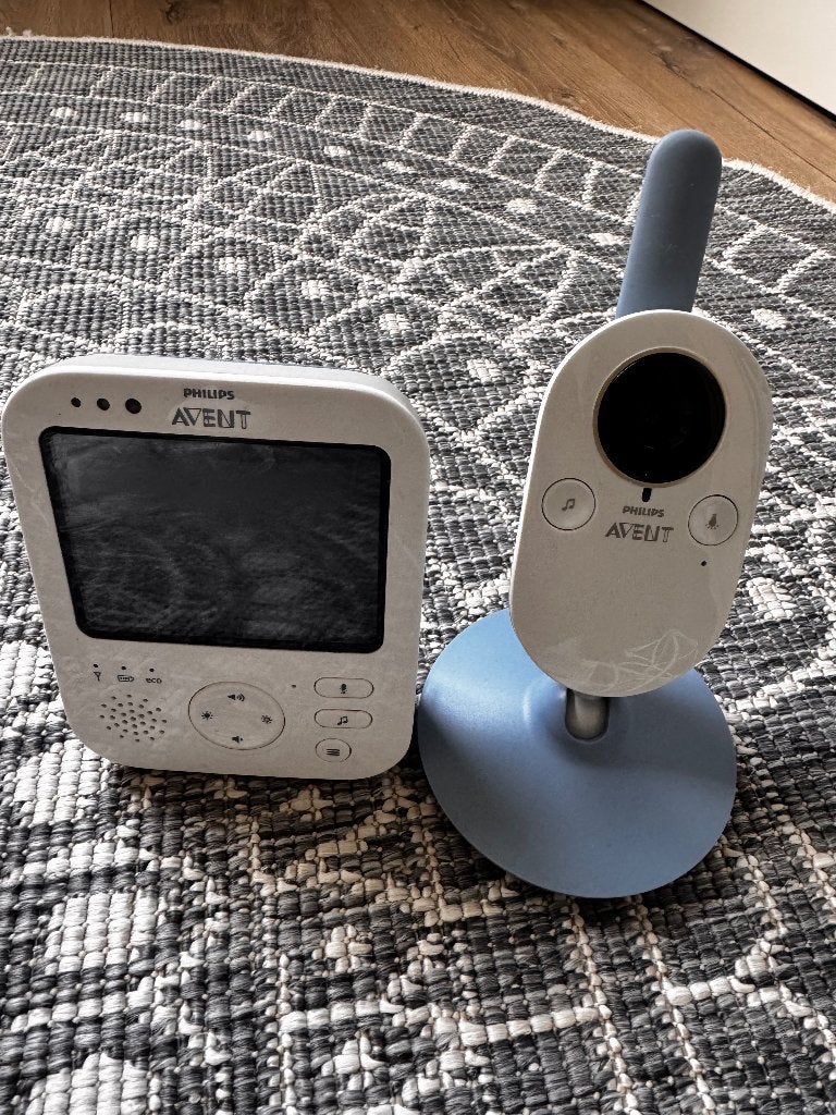 Babyfoon philips avent 2x, Kinderen en Baby's, Babyfoons, Ophalen, Zo goed als nieuw, 250 meter of meer, Camera