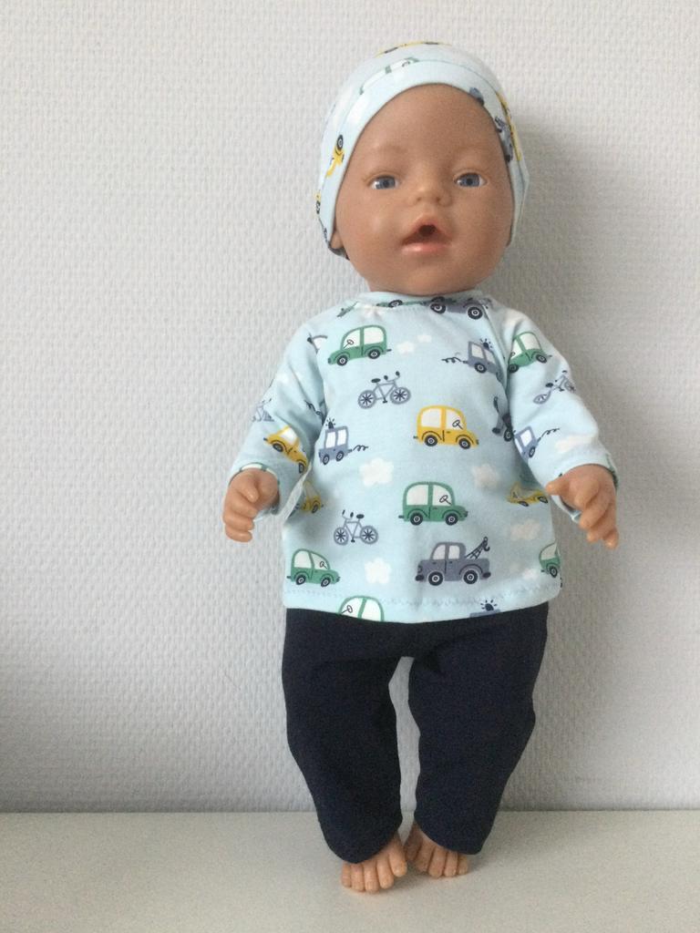 Poppenkleertjes Baby Born pop 43 cm - Jongens setje, Kinderen en Baby's, Speelgoed | Poppen, Ophalen of Verzenden, Nieuw, Babypop