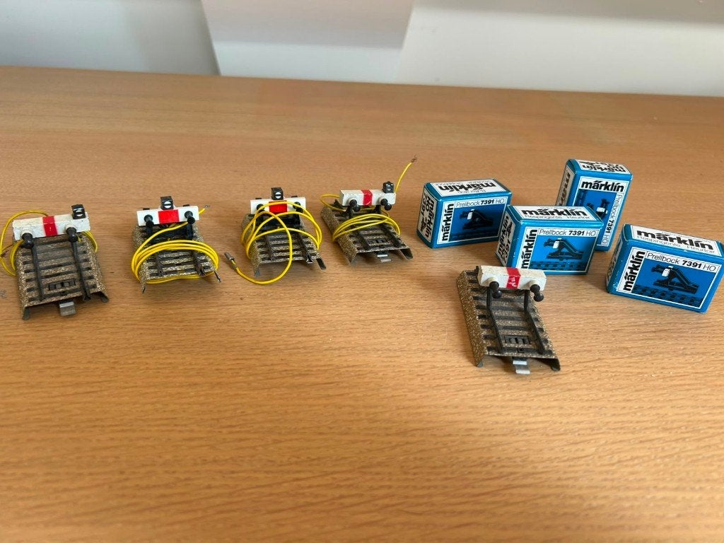 Märklin M stootblokken, Ophalen, Wisselstroom, Gebruikt, Rails