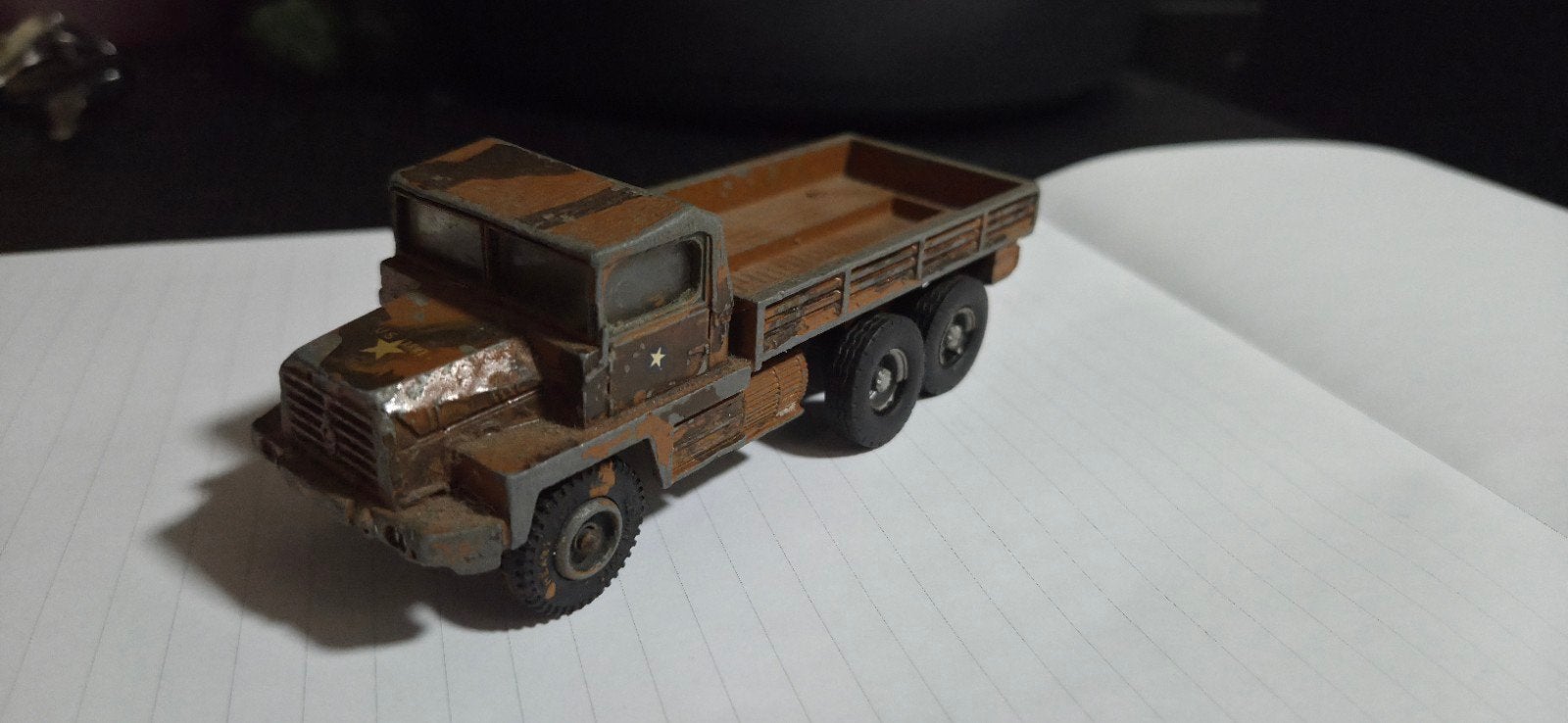 Vintage Dinky Toys Berliet Gazelle militaire vrachtwagen, Hobby en Vrije tijd, Modelauto's | 1:43, Ophalen of Verzenden, Gebruikt