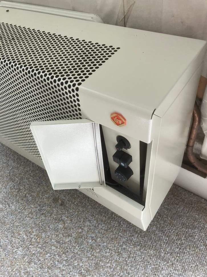 Dru gevelkachel voor 16m² - Efficiënte verwarming, Ophalen, 30 tot 80 cm, Gebruikt, Kachel