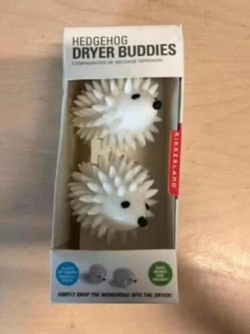 NIEUW! Kikkerland wasdrogerbollen set van 2 egel vorm €9,99, Ophalen of Verzenden, Nieuw