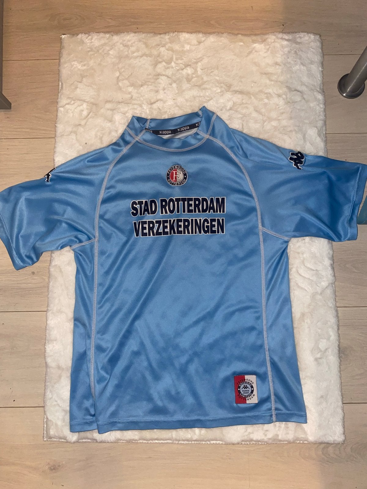 Feyenoord retro shirt, Maat M, Ophalen of Verzenden, Zo goed als nieuw, Shirt