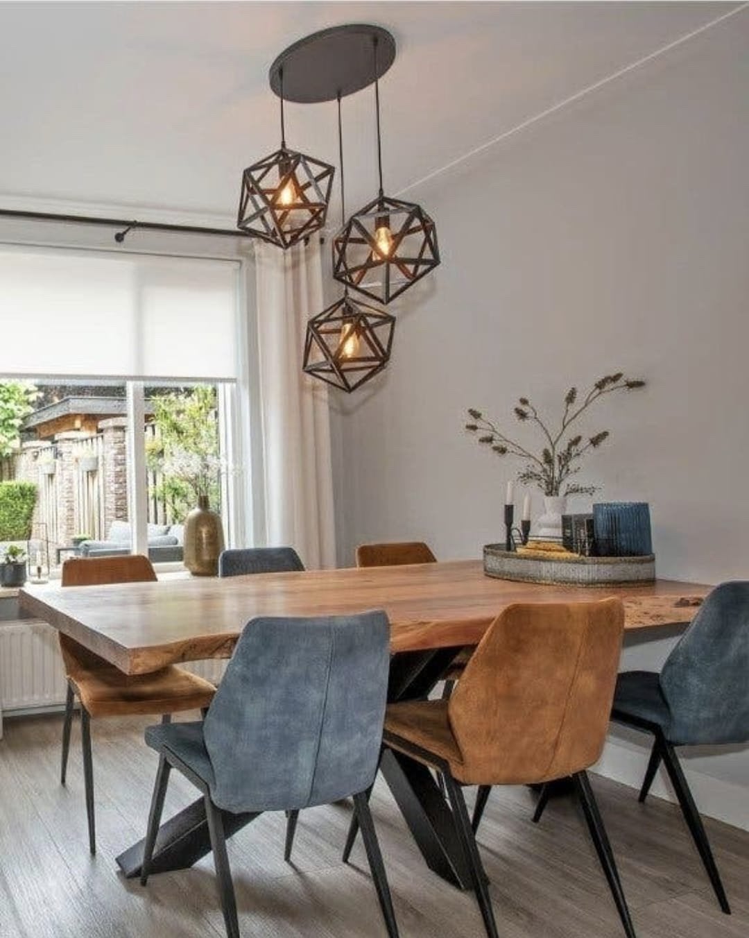 Industriële hanglamp, Ophalen of Verzenden, Zo goed als nieuw, Rond, 50 tot 100 cm