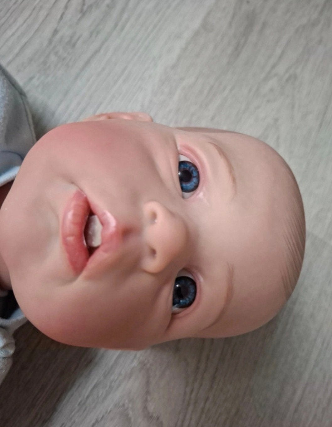 Reborn pop jongen 55 cm, Ophalen of Verzenden