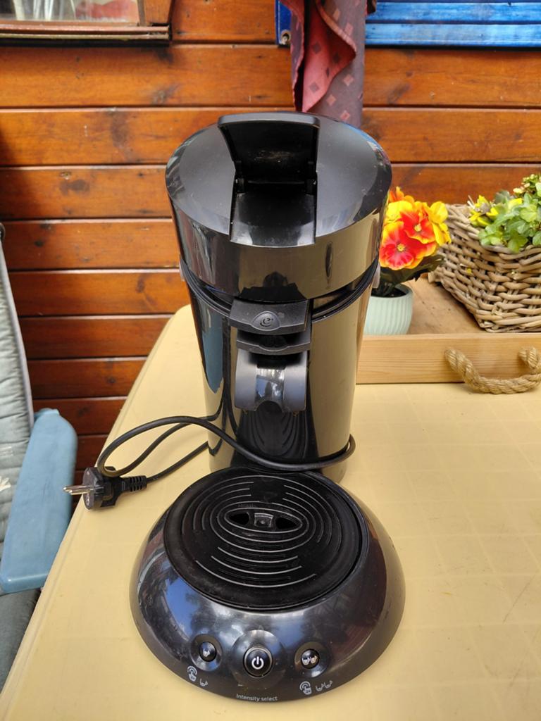 Philips Senseo Original Koffiepadmachine Zwart, Witgoed en Apparatuur, Koffiezetapparaten, Ophalen, Gebruikt, Koffiemachine, 1 kopje