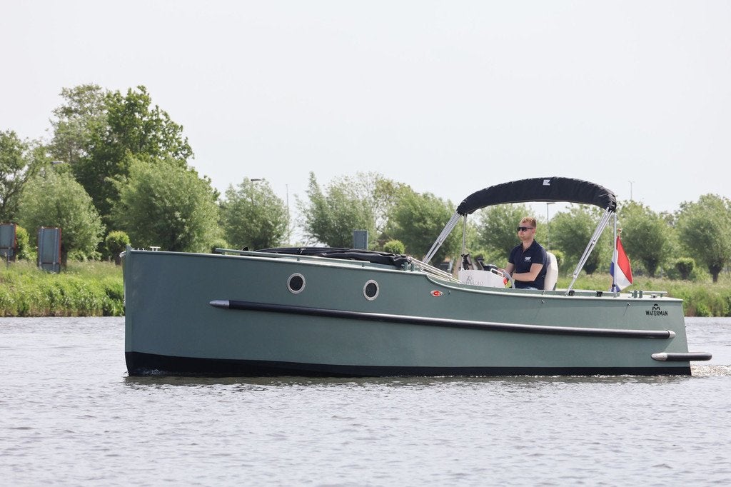 Waterman 8.0 Cabin, Watersport en Boten, Gebruikt, Aluminium, Benzine