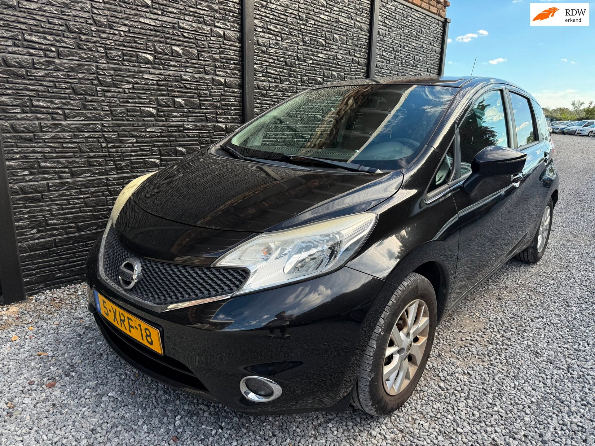 Nissan Note 1.2 Connect Edition Orgineel NL auto, Airco, NAV, Auto's, Stof, Zwart, Start-stop-systeem, 1198 cc