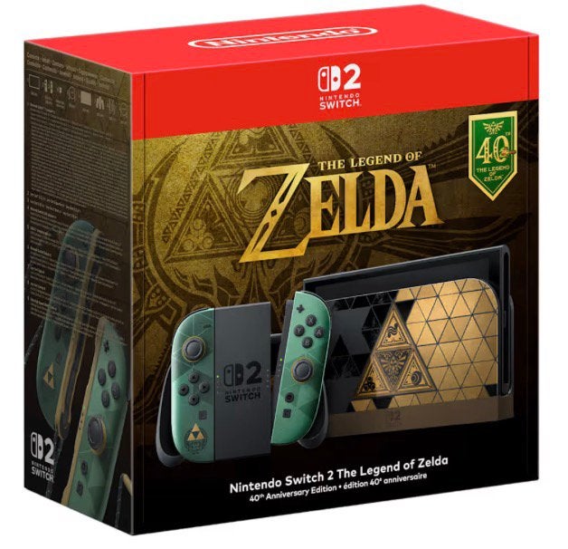 Nintendo Switch 2 The Legend of Zelda 40th Anniversary Edit, Ophalen, Nieuw