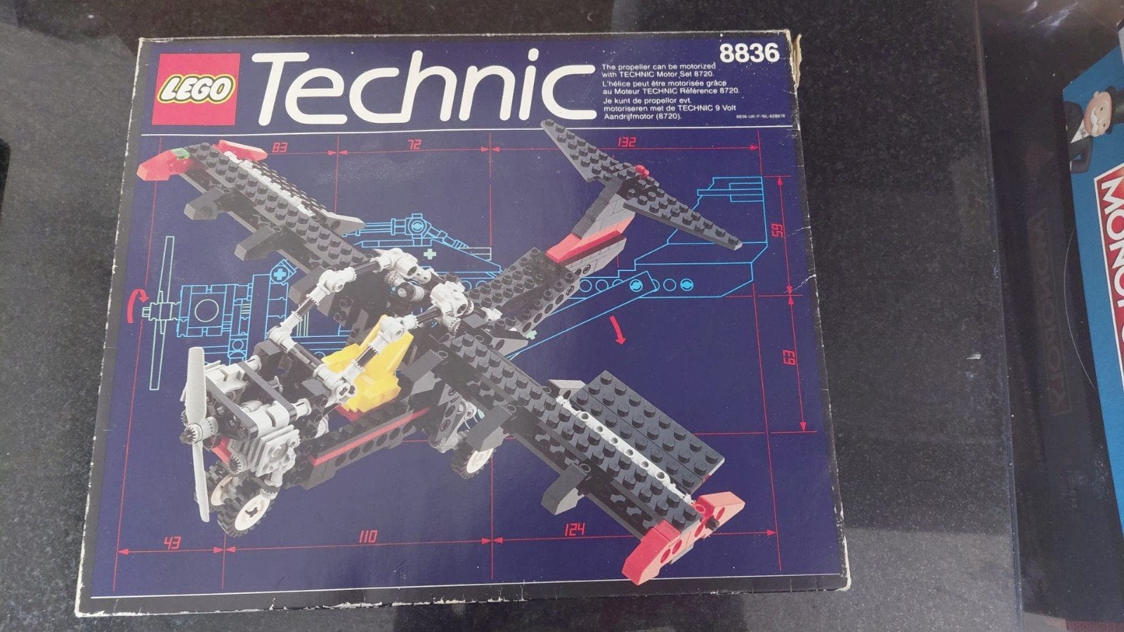Lego Technic 8836 Vliegtuig - Vintage Set, Kinderen en Baby's, Ophalen, Gebruikt