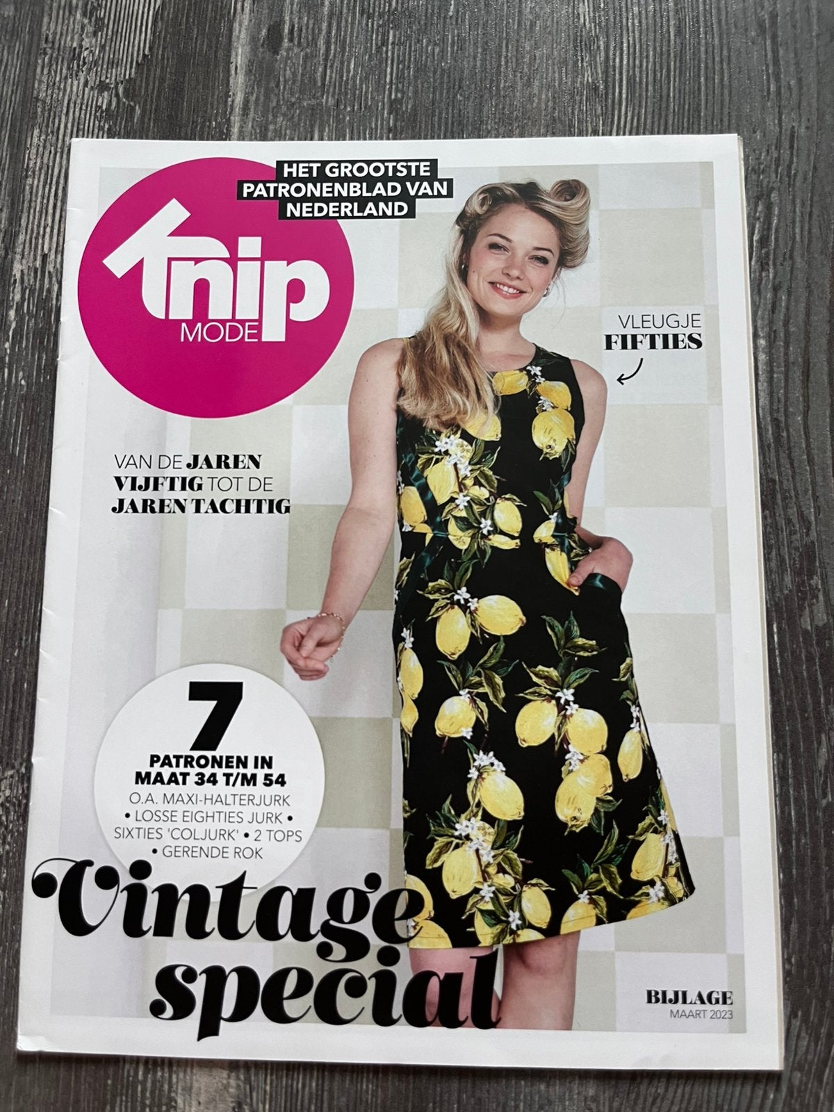 Knipmode bijlage bij maart 2023, Ophalen of Verzenden, Zo goed als nieuw, Vrouw, Knipmode