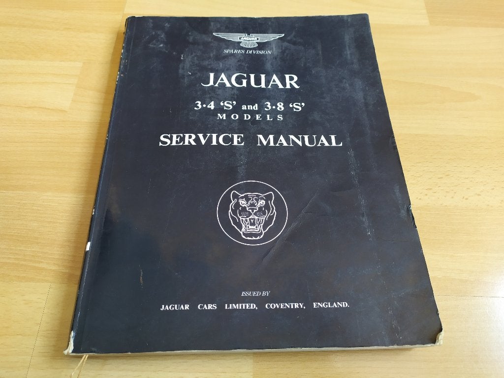 Jaguar 3.4 S and 3.8 S Models - Service Manual, Ophalen of Verzenden, Gelezen, Overige merken