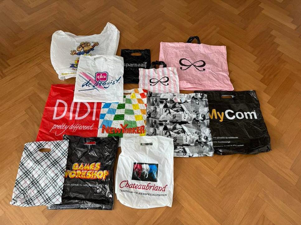 Diverse winkel tasjes vintage, Verzenden, Gebruikt