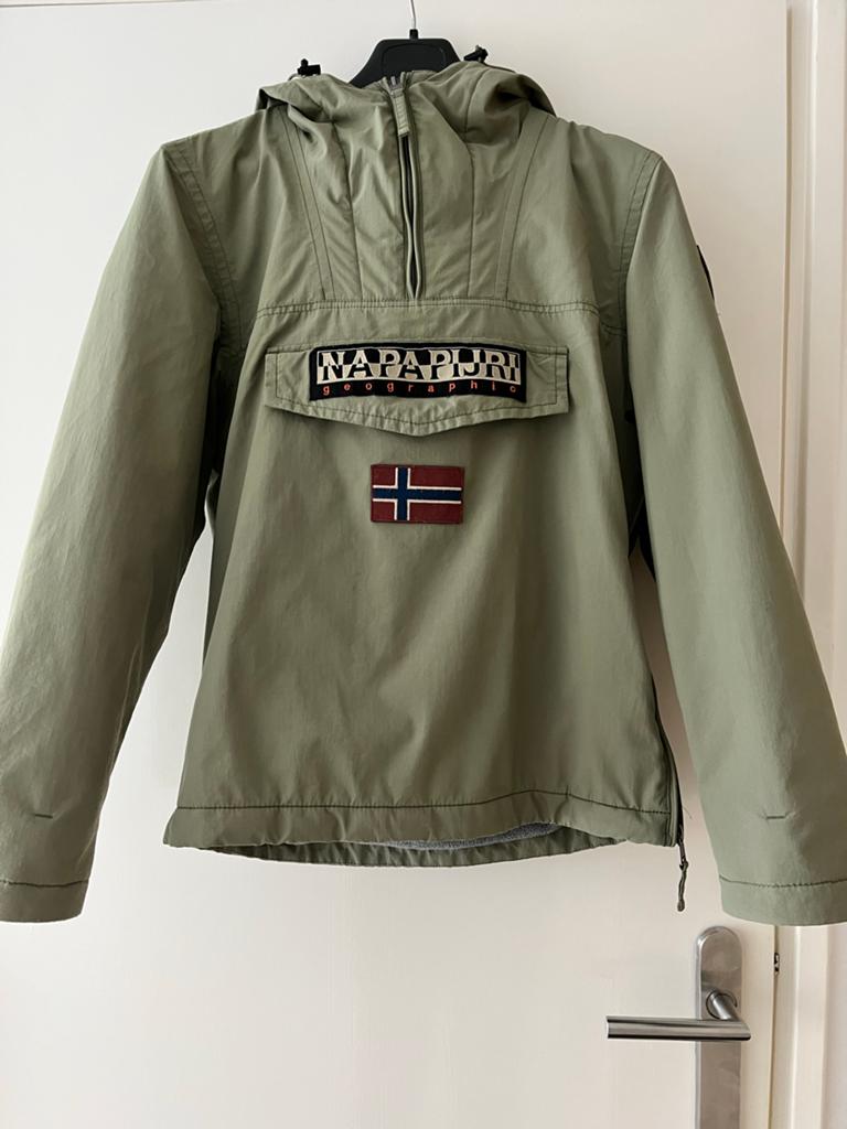 Napapijri anorak winterjas maat XS, Kleding | Dames, Ophalen of Verzenden, Zo goed als nieuw, Maat 34 (XS) of kleiner, Groen