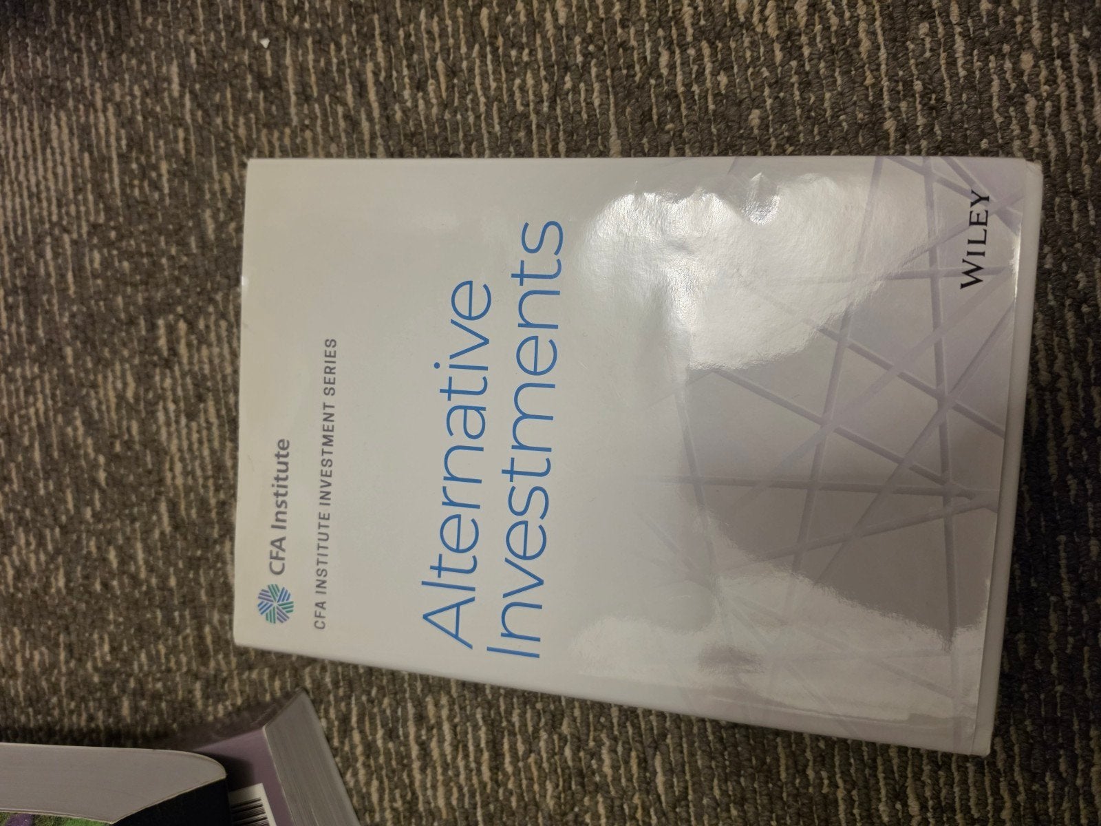 CFA Institute Alternative Investments Boek, CFA Institute, Ophalen of Verzenden, Gamma, WO