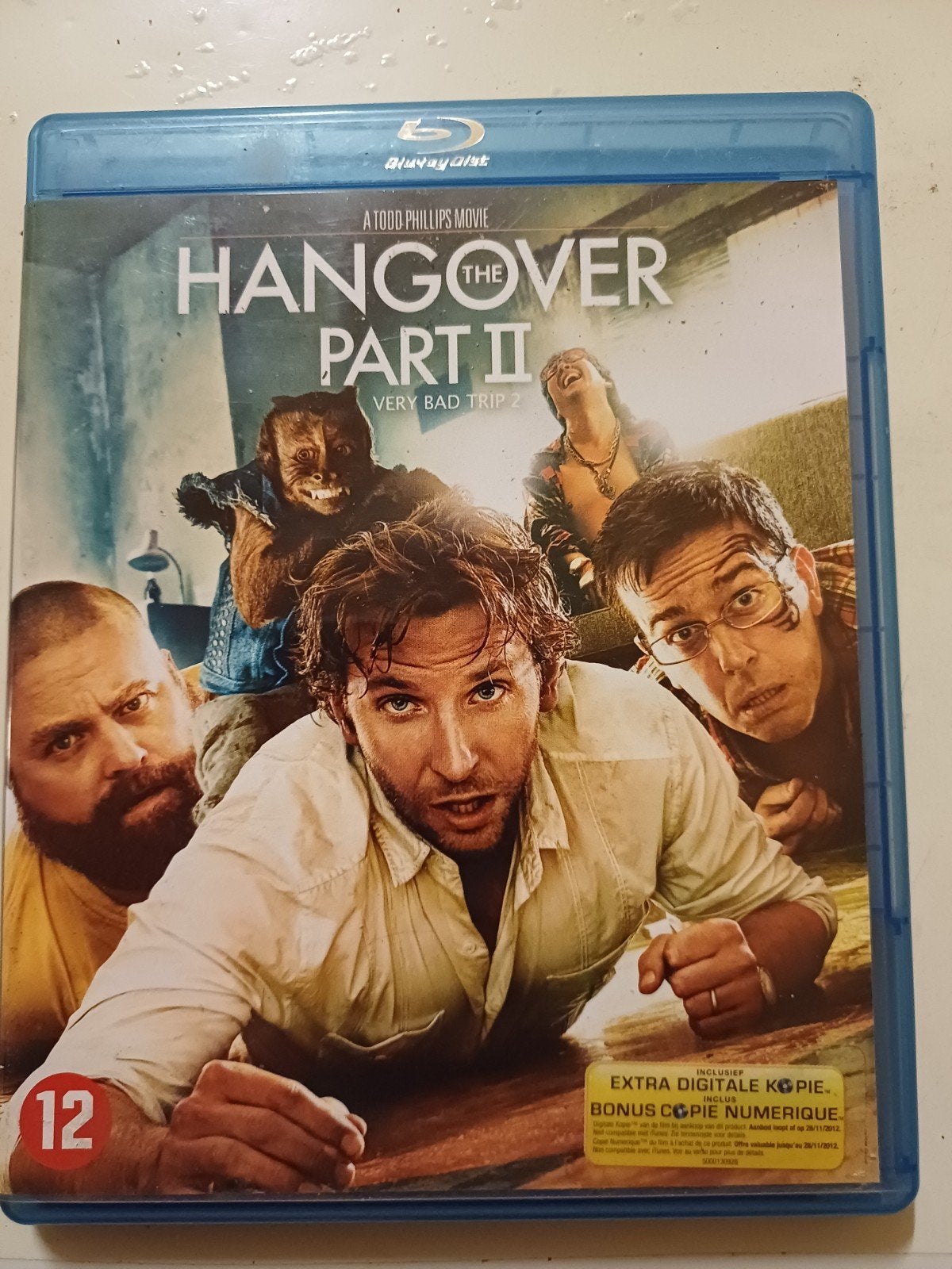 The Hangover part 2, Vanaf 12 jaar, Ophalen of Verzenden, Zo goed als nieuw, Blu-ray