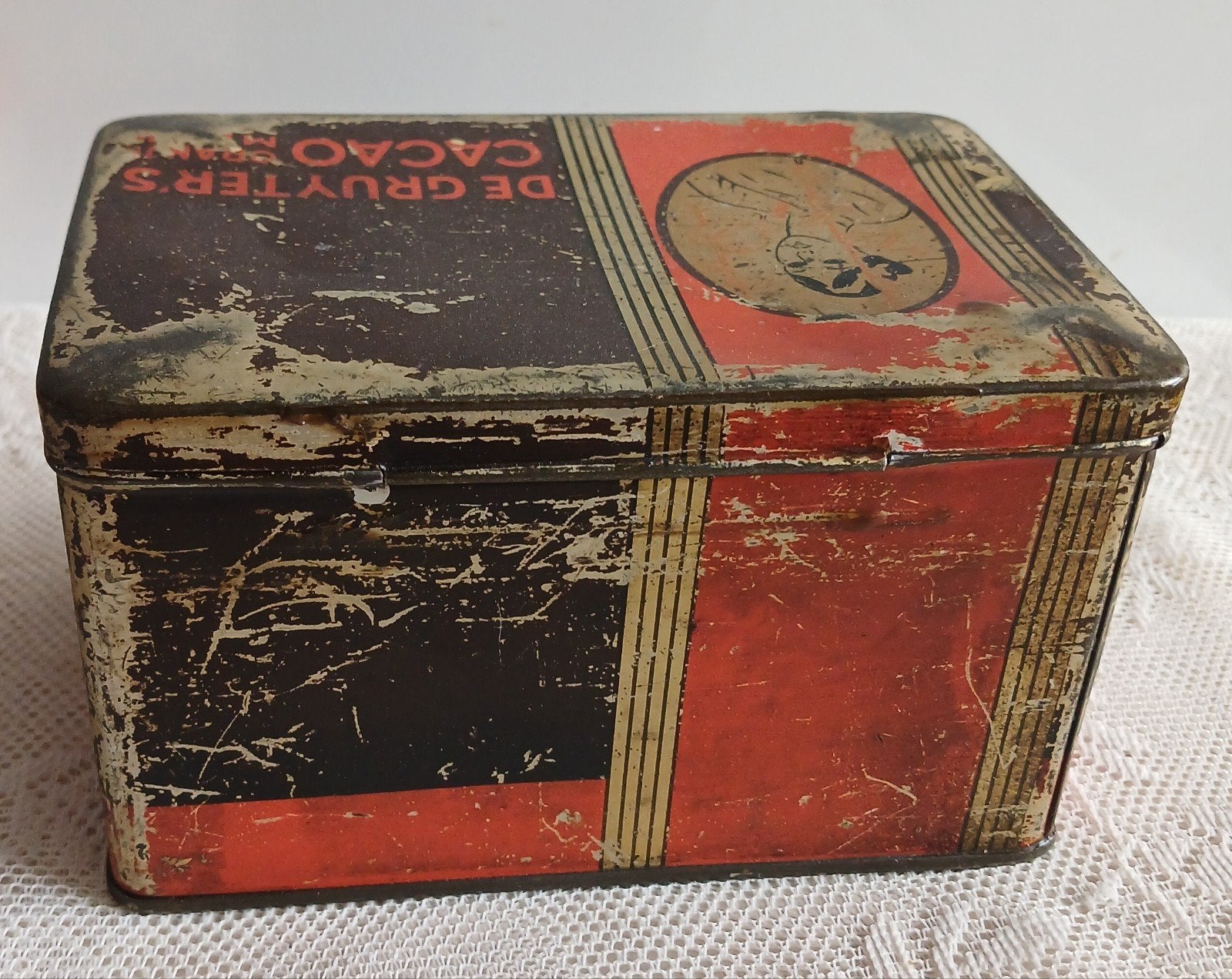 De Gruyter's Cacao blikje, Ophalen of Verzenden, Gebruikt, Overige