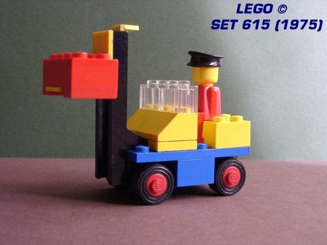 LEGO 615-2 - Fork Lift with Driver, Lego, Info@lego.nl, LEGO, Complete set