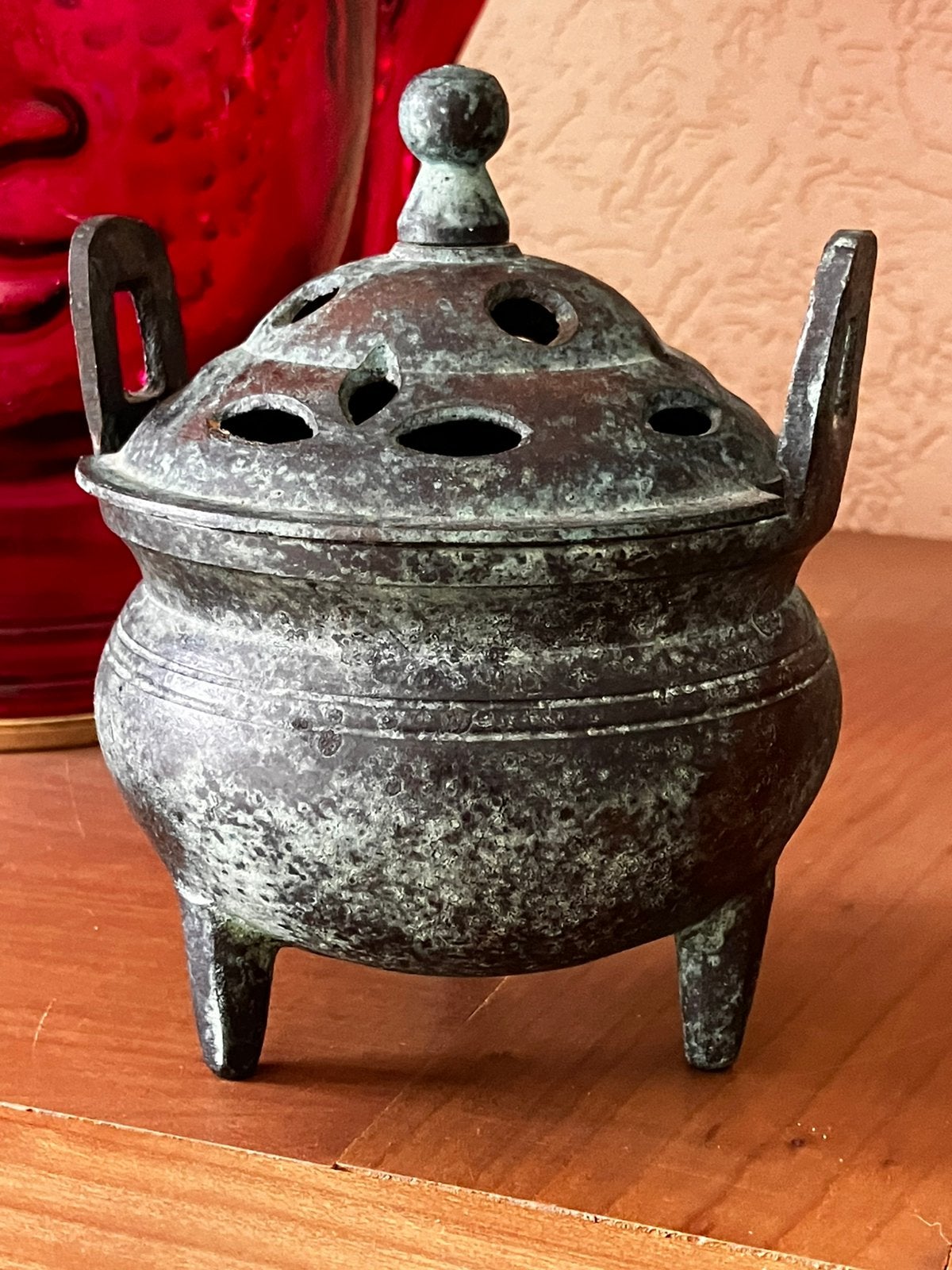 Antieke Bronzen wierookbrander Koro, Antiek en Kunst, Antiek | Koper en Brons, Ophalen of Verzenden