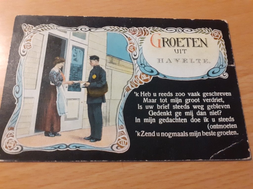 1915 groeten uit Havelte, Ophalen of Verzenden, Voor 1920, Gelopen, Drenthe