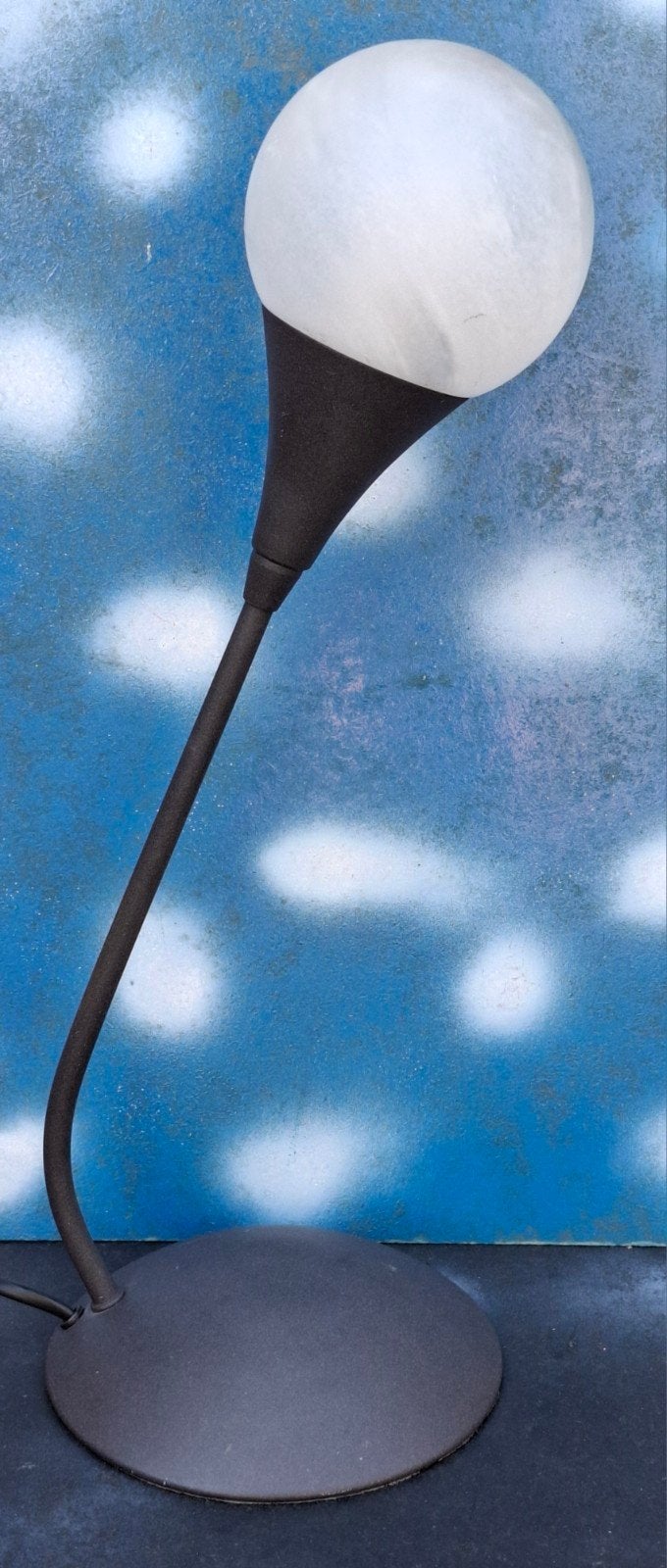 Tafellamp.  Bollamp.  Trio-Leuchten.  2011. 44 cm., Ophalen, Zo goed als nieuw, Glas