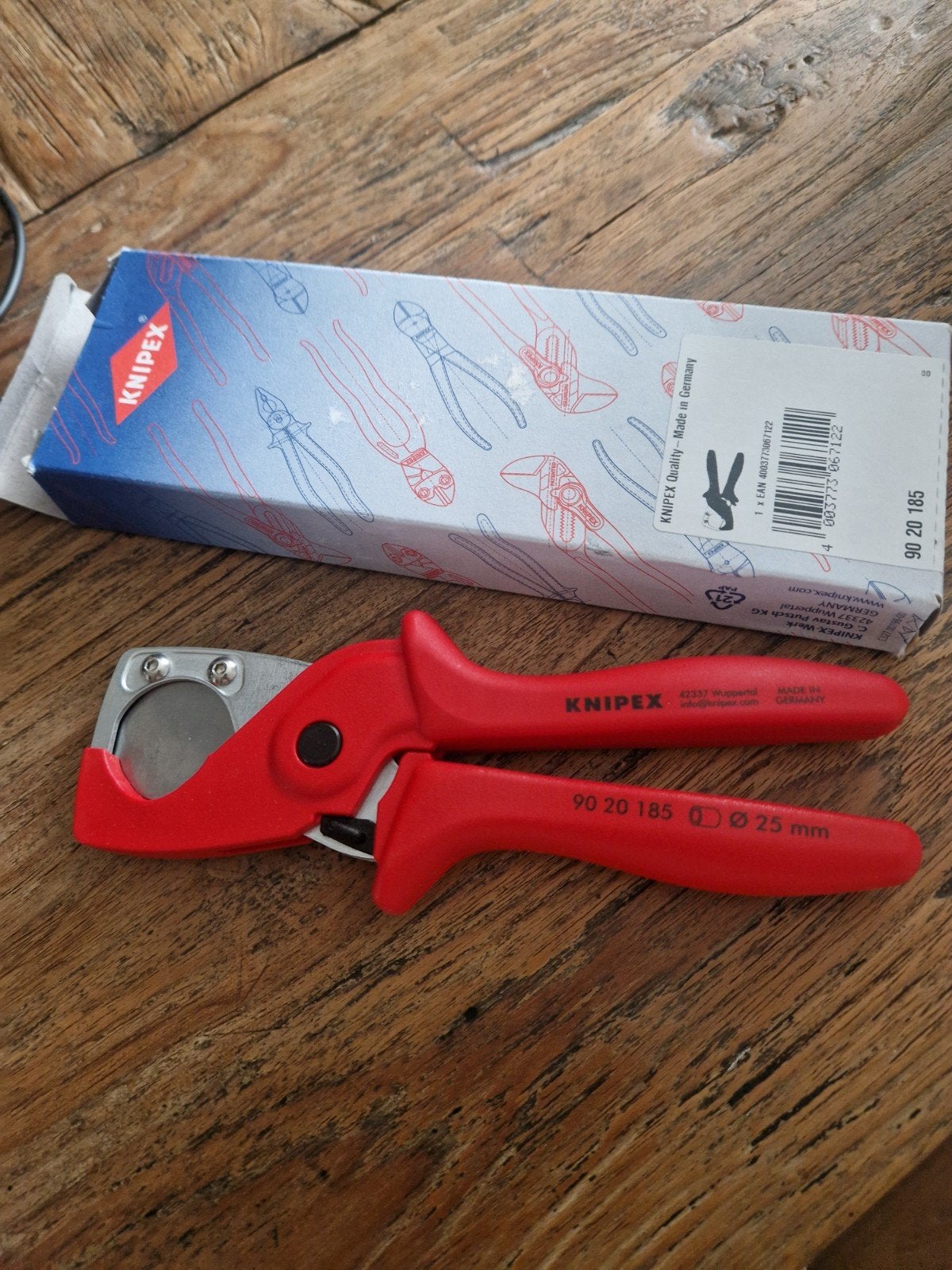 Knipex 9020185 pijpsnijder, Ophalen of Verzenden, Nieuw, Snijgereedschap, Knipex