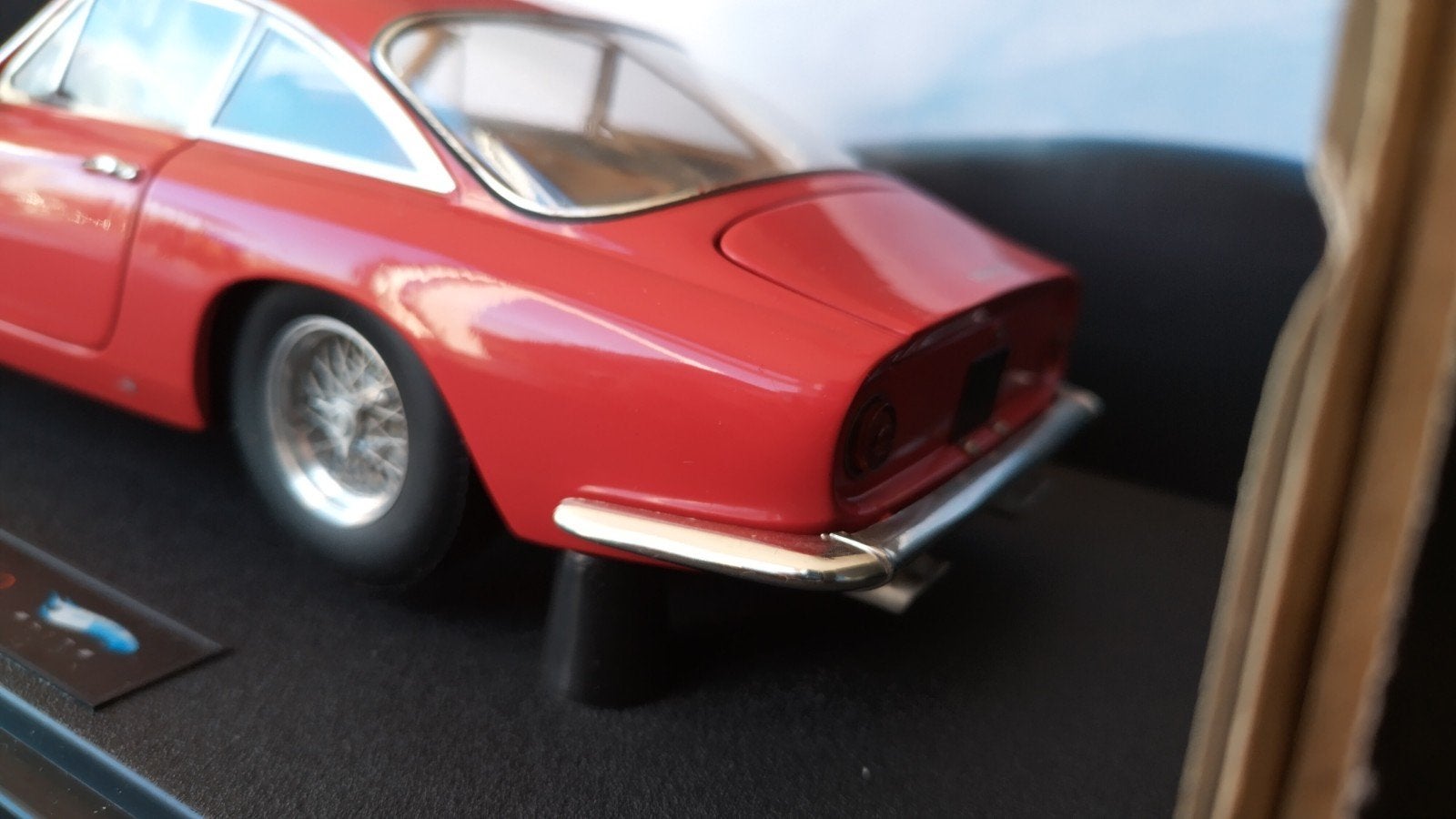 Ferrari 250 Berlinetta Lusso 1:18 Hotwheels Elite Pol, Auto, Verzenden, ., Zo goed als nieuw