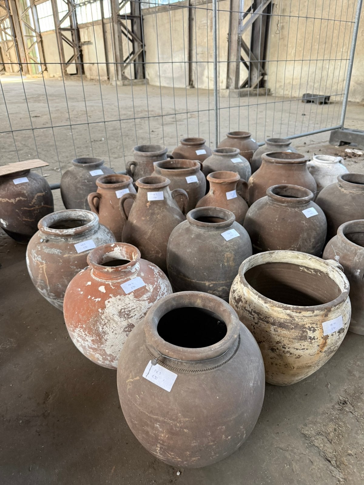 Landelijke / natuurlijke / authentieke pot / plantenpot mini, Tuin en Terras, 25 tot 40 cm, Gebruikt, Rond, Ophalen of Verzenden