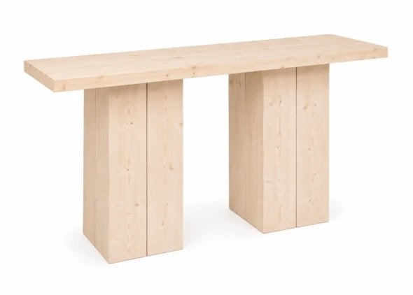 Steigerhouten statafel Deluxe 120 x 80 cm