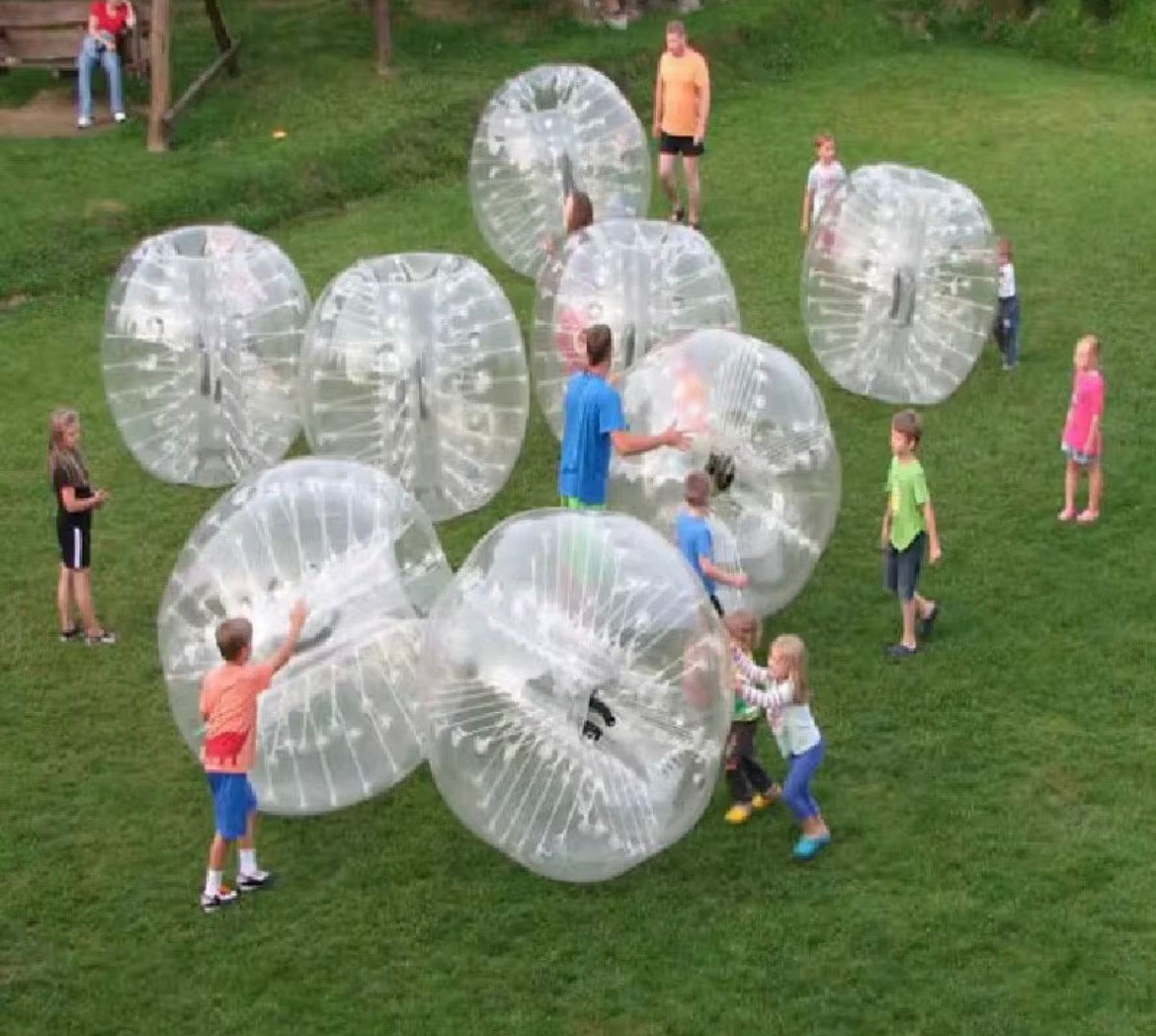 Bumperballen te huur 12 stuks voor een bijzonder kinderfeest, Ophalen, Overige
