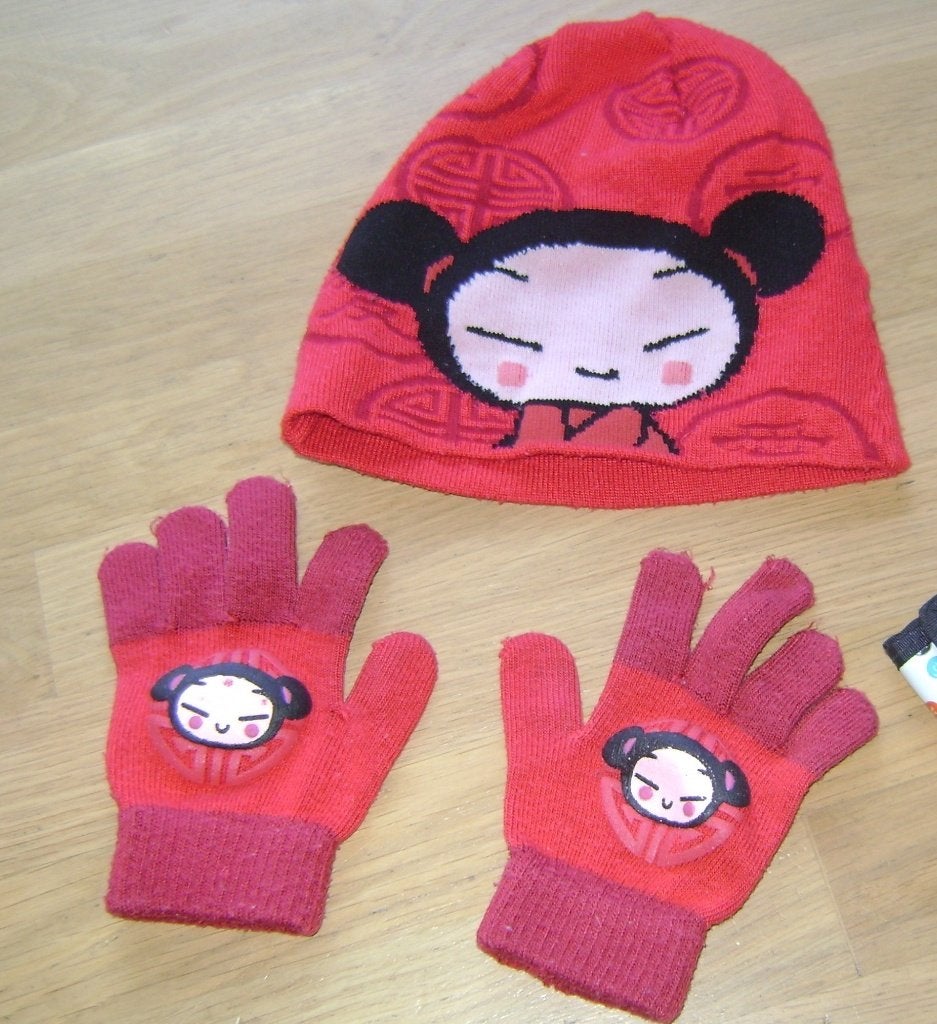 PUCCA muts en handschoenen (mt 98/104), Gebruikt, Ophalen of Verzenden, 104 of kleiner, Meisje