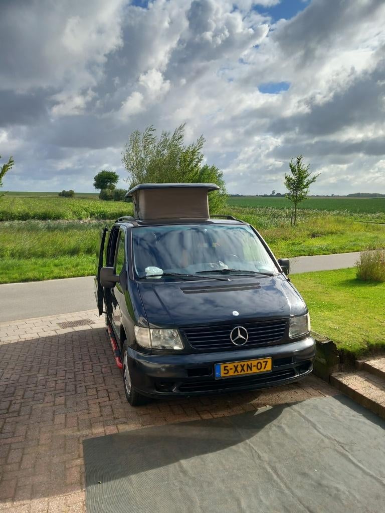 camper bus mercedes vito 110 CDI  bieden vanaf 5000, Reservewiel, Buscamper of Camperbus, Tot en met 2, Particulier