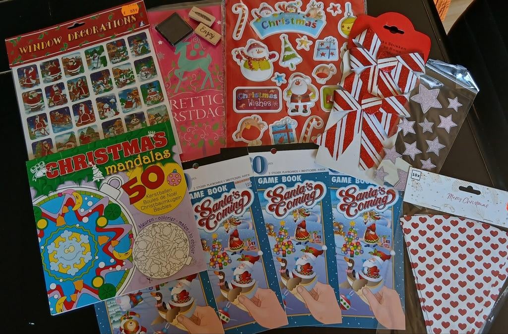 Kerst knutsel pakket, Ophalen of Verzenden, Meerdere stickers