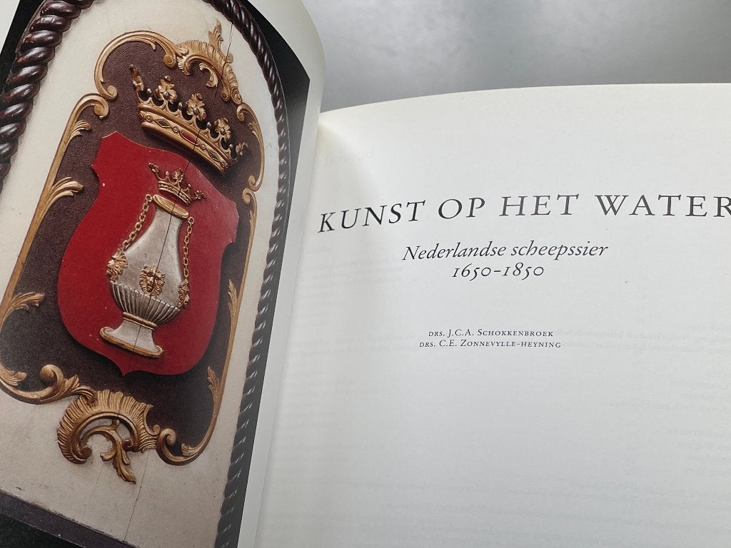 Kunst op het water: Nederlandse scheepssier 1650-1850, Ophalen of Verzenden, Zo goed als nieuw, Zeilboot, Boek of Tijdschrift