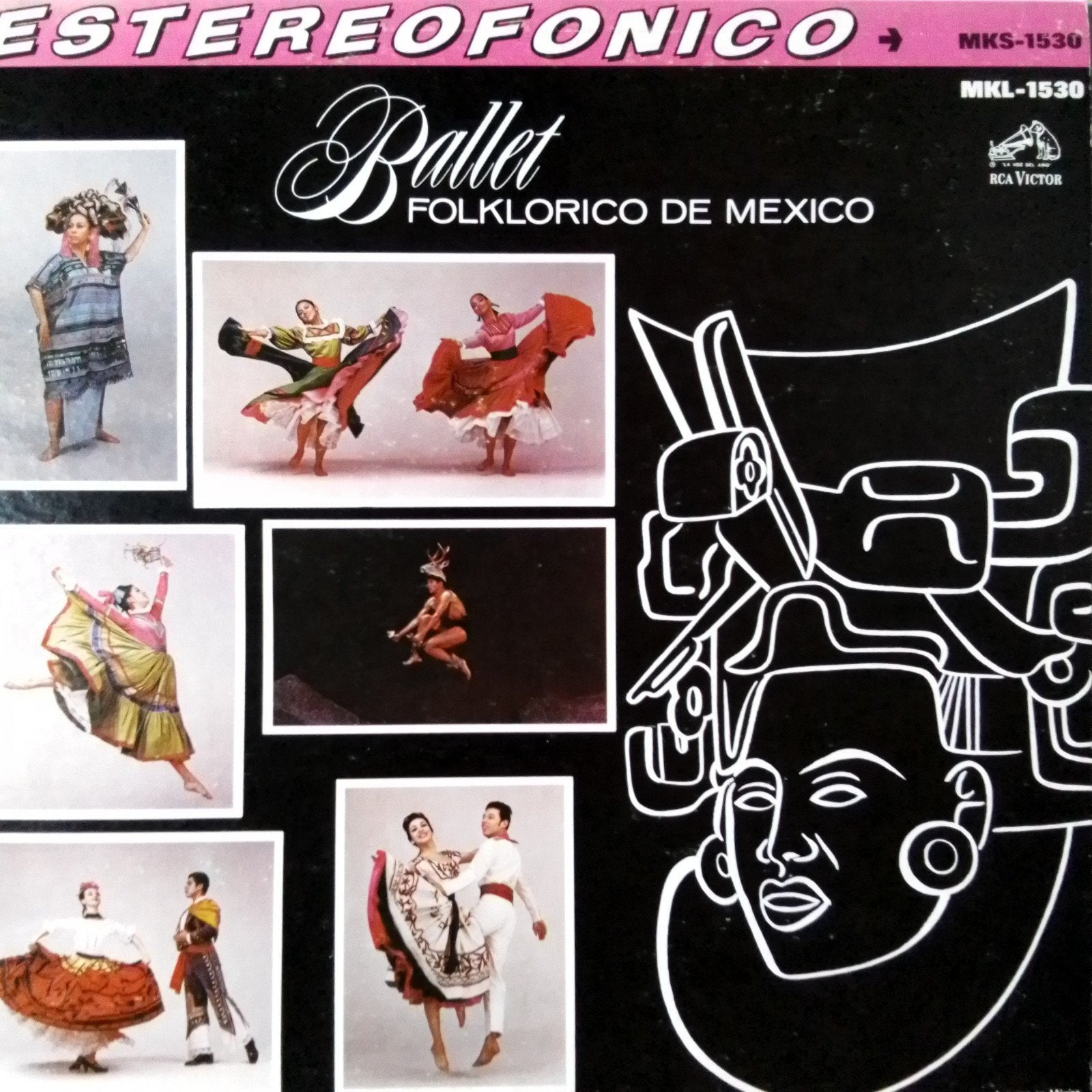 LP: Estereofonico - Ballet Folklorico De Mexico. Uit 1963., LP, Gebruikt, Traditioneel en Volksmuziek, Ophalen of Verzenden