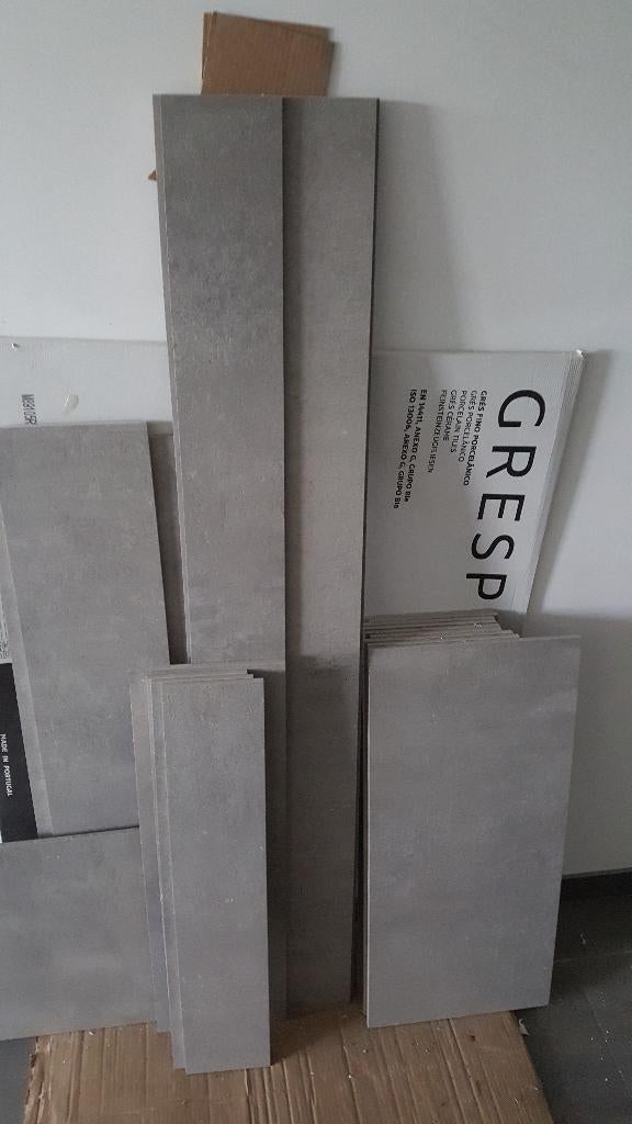 Marazzi Memento taupe tegelstroken spatrand vensterbank s, Doe-het-zelf en Verbouw, Tegels, 60 cm of meer, Keramiek, Ophalen of Verzenden