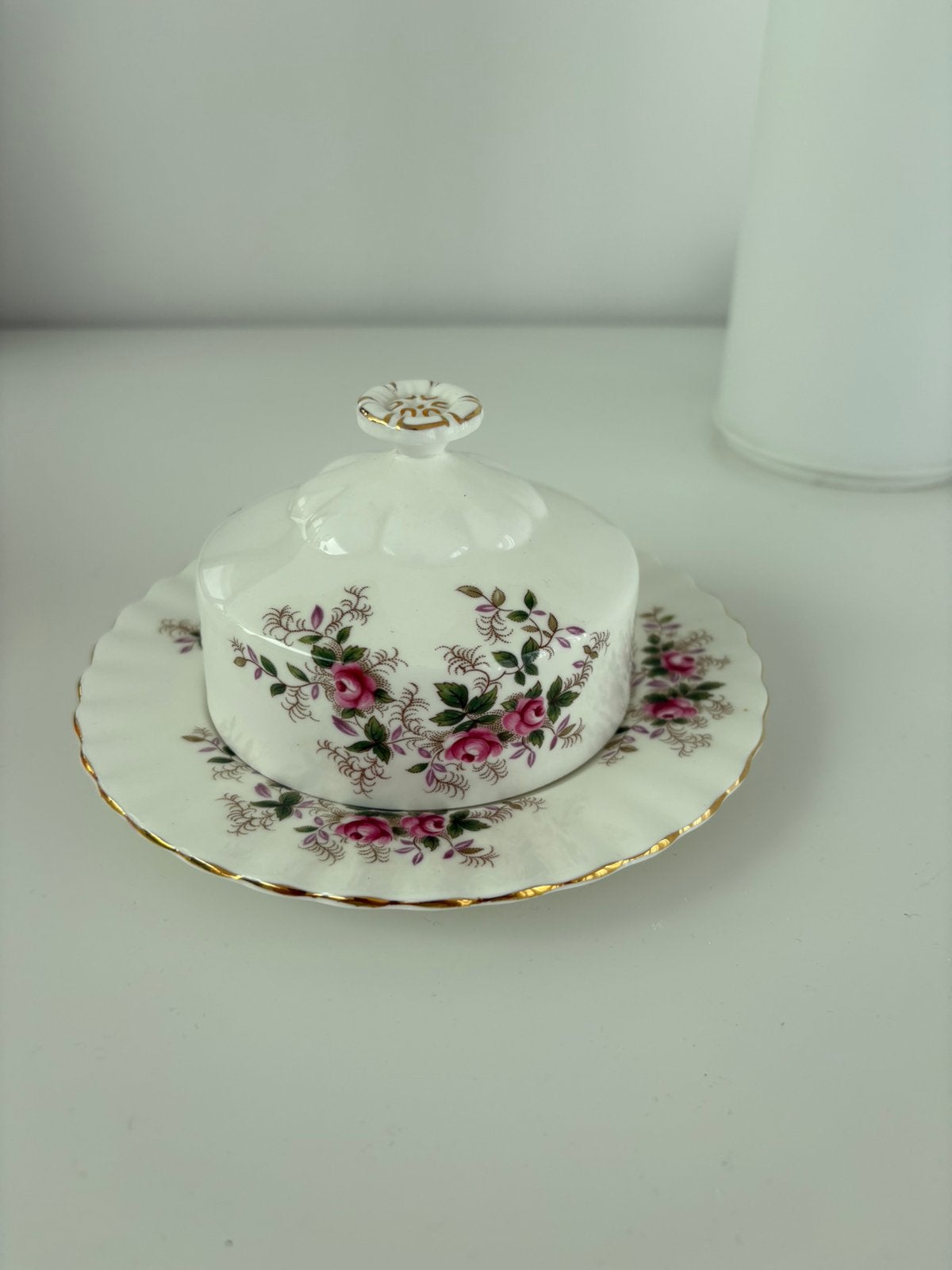 Royal Albert Lavender rose botervloot, Ophalen of Verzenden