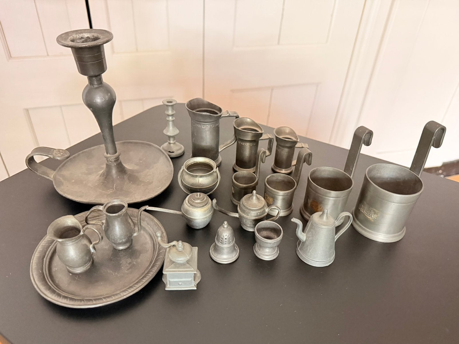 Tinnen verzameling, Antiek en Kunst, Antiek | Tin, Ophalen of Verzenden