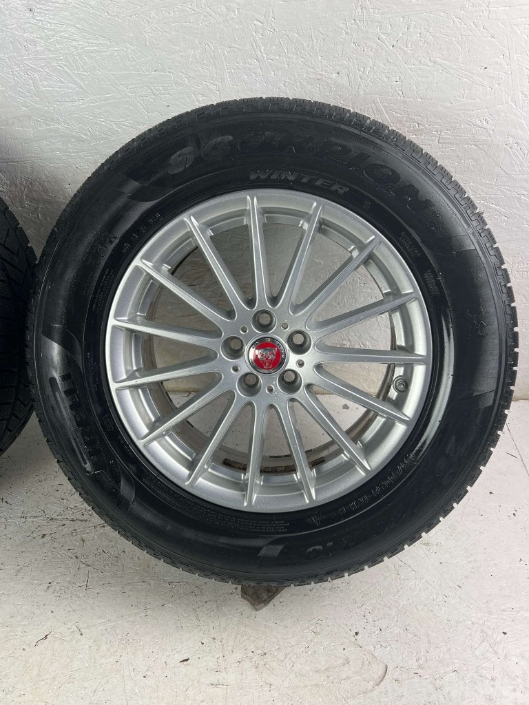 Originele Jaguar XE E-Pace I-Pace velgen 18” winterset 5x108, Auto-onderdelen, Banden en Velgen, Niet ingevuld, 18 inch, Gebruikt