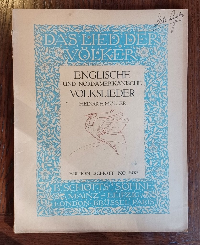 Engelse en Amerikaanse volksliederen, Zang, Overige soorten, Ophalen of Verzenden, Zo goed als nieuw
