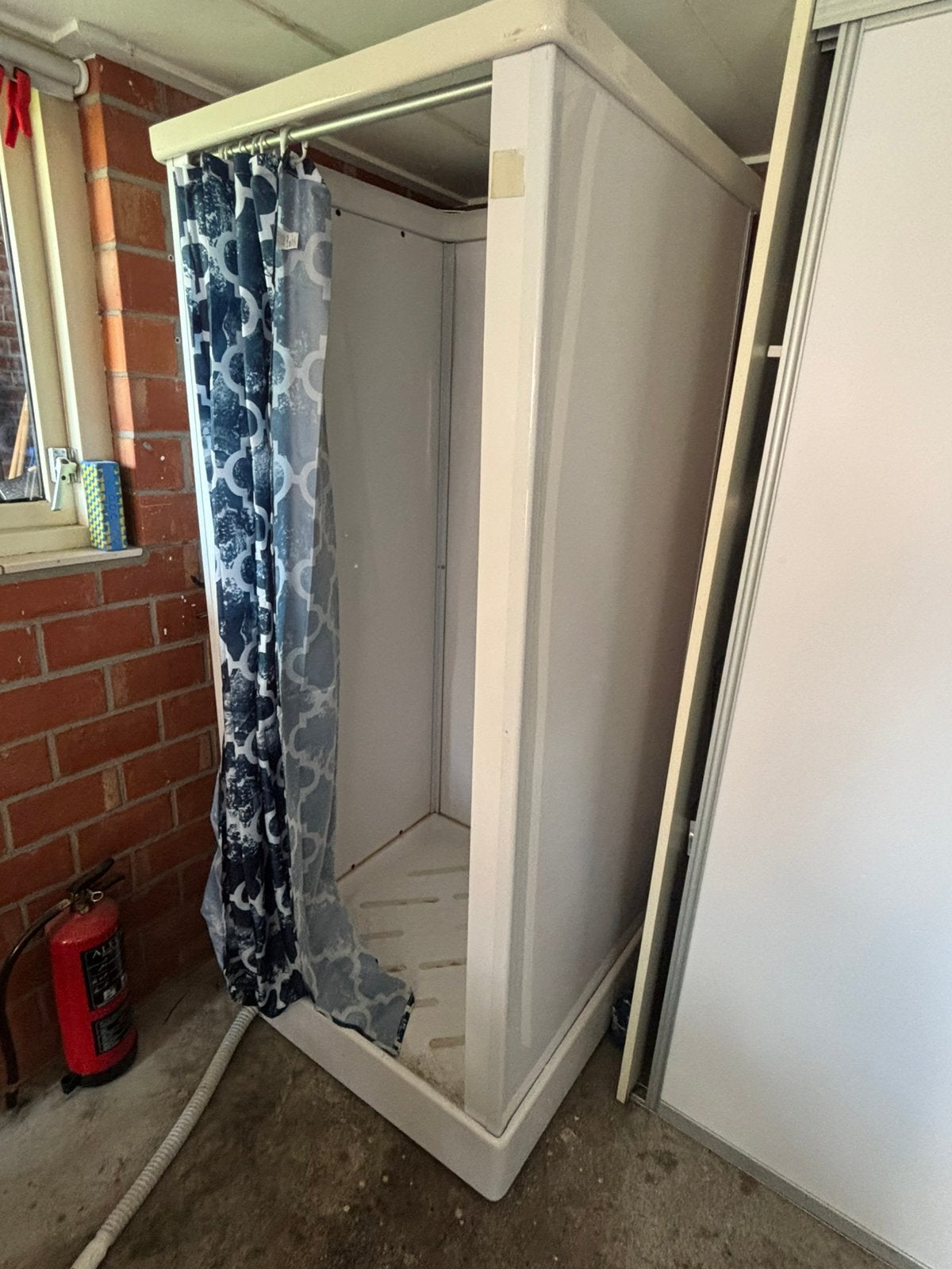Nooddouche / bouw douche, Ophalen, Zo goed als nieuw, Douche