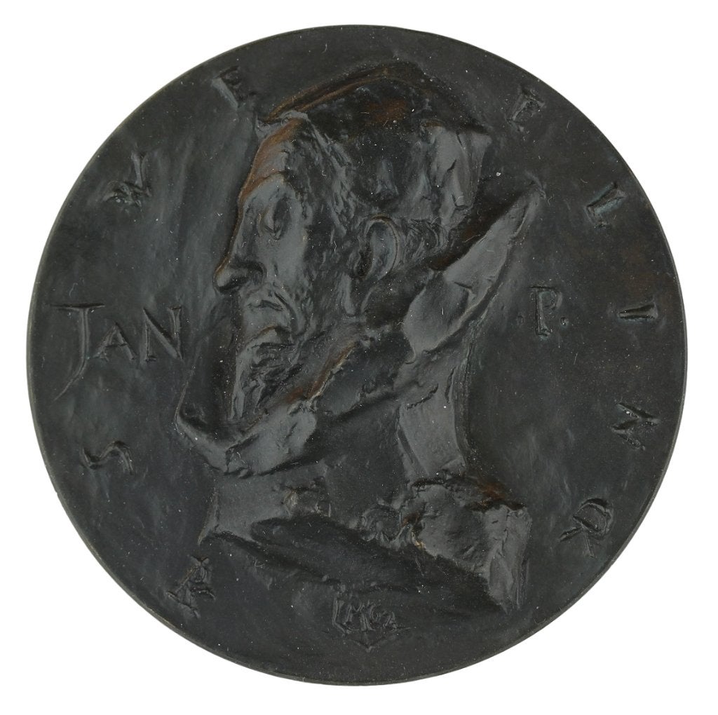Penning VPK 1961 Loekie Metz : Jan Pieterszoon Sweelinck, Postzegels en Munten, Penningen en Medailles, Verzenden, Brons, Nederland